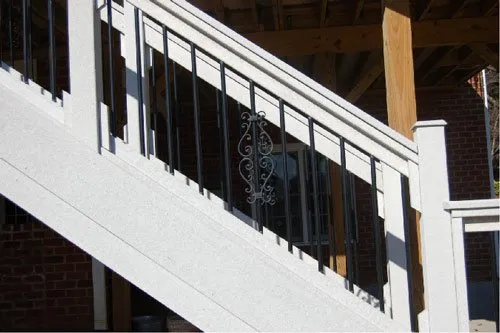 Deck accessories and spiral staircase